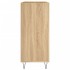 Mueble discos madera contrachapada roble Sonoma 84,5x38x89