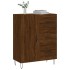 Aparador de madera de ingeniería marrón roble 69,5x34x90