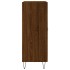 Aparador de madera de ingeniería marrón roble 69,5x34x90