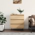Aparador de madera contrachapada roble Sonoma 60x35x70