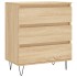 Aparador de madera contrachapada roble Sonoma 60x35x70