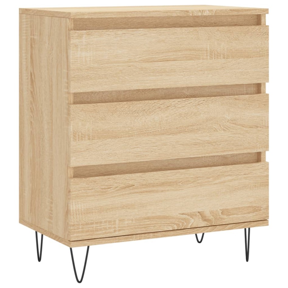 Aparador de madera contrachapada roble Sonoma 60x35x70