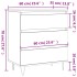 Aparador de madera contrachapada roble Sonoma 60x35x70