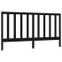 Cabecero de cama madera maciza de pino negro 186x4x100