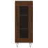 Aparador madera de ingeniería marrón roble 34,5x34x90