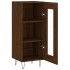 Aparador madera de ingeniería marrón roble 34,5x34x90