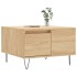 Mesa de centro madera contrachapada roble Sonoma 55x55x36,5