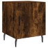 Mesitas noche 2 uds madera ingeniería roble ahumado 40x40x50