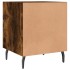 Mesitas noche 2 uds madera ingeniería roble ahumado 40x40x50