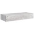 Estante de pared con cajón MDF gris hormigón 60x23,5x10