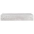 Estante de pared con cajón MDF gris hormigón 60x23,5x10