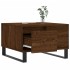 Mesa de centro madera contrachapada roble marrón 55x55x36,5