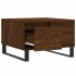 Mesa de centro madera contrachapada roble marrón 55x55x36,5