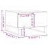 Mesa de centro madera contrachapada roble marrón 55x55x36,5