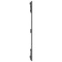 Cabecero de cama de pared madera maciza pino gris 95,5x3x90