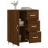 Aparador de madera de ingeniería marrón roble 69,5x34x90