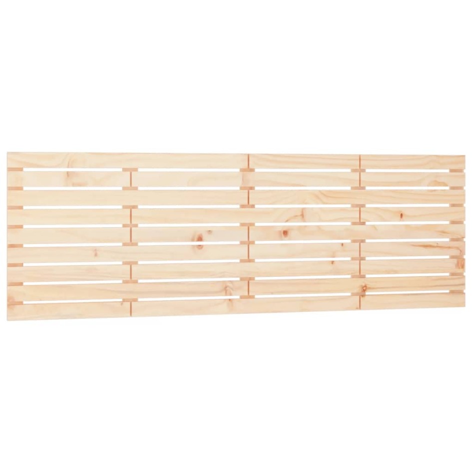 Cabecero de cama de pared madera maciza de pino 166x3x63