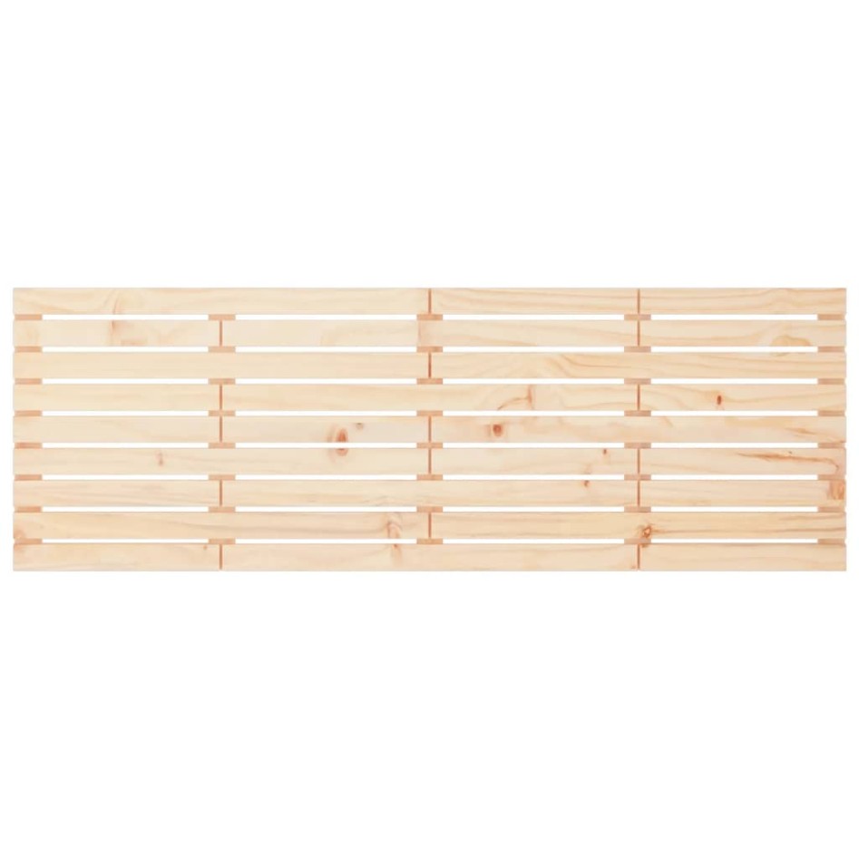 Cabecero de cama de pared madera maciza de pino 166x3x63