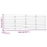 Cabecero de cama de pared madera maciza de pino 166x3x63