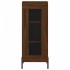 Aparador madera de ingeniería marrón roble 34,5x34x90
