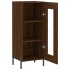 Aparador madera de ingeniería marrón roble 34,5x34x90
