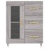 Aparador de madera de ingeniería gris Sonoma 69,5x34x90