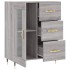 Aparador de madera de ingeniería gris Sonoma 69,5x34x90