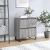 Aparador de madera contrachapada gris Sonoma 60x35x70