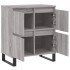 Aparador de madera contrachapada gris Sonoma 60x35x70