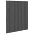 Cabecero de cama de pared madera maciza pino gris 95,5x3x110