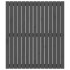 Cabecero de cama de pared madera maciza pino gris 95,5x3x110