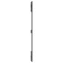Cabecero de cama de pared madera maciza pino gris 95,5x3x110