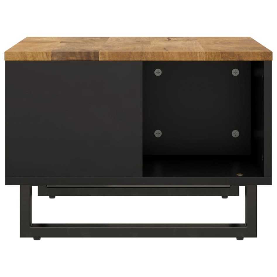 Mesa de centro de madera maciza mango 60x50x35