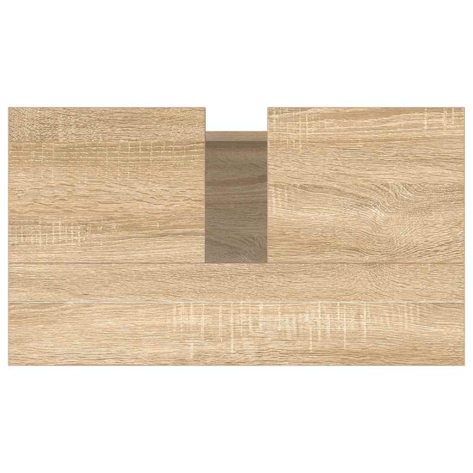 Armario de baño madera de ingeniería roble Sonoma 58x33x60
