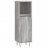 Armario de baño madera contrachapada gris Sonoma 30x30x100