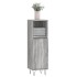 Armario de baño madera contrachapada gris Sonoma 30x30x100