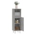 Armario de baño madera contrachapada gris Sonoma 30x30x100