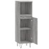 Armario de baño madera contrachapada gris Sonoma 30x30x100