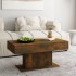 Mesa de centro madera contrachapada roble ahumado 96x50x45