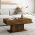 Mesa de centro madera contrachapada roble ahumado 96x50x45