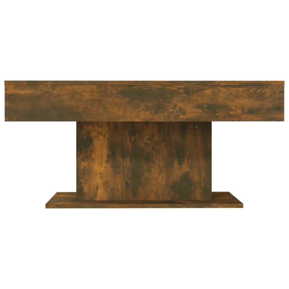 Mesa de centro madera contrachapada roble ahumado 96x50x45