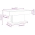 Mesa de centro madera contrachapada roble ahumado 96x50x45