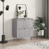 Aparador de madera contrachapada gris Sonoma 60x35x70
