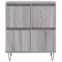 Aparador de madera contrachapada gris Sonoma 60x35x70