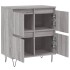 Aparador de madera contrachapada gris Sonoma 60x35x70
