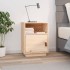 Mesita de noche madera maciza de pino 40x34x55