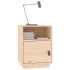 Mesita de noche madera maciza de pino 40x34x55