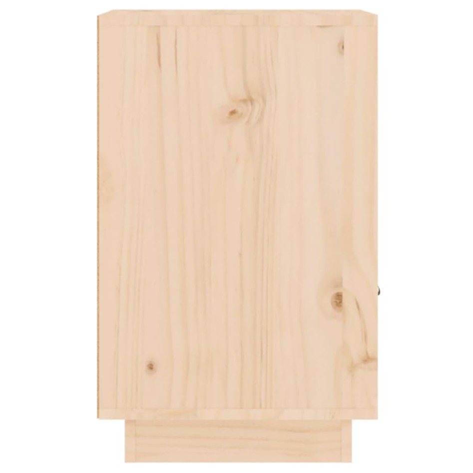 Mesita de noche madera maciza de pino 40x34x55