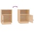 Mesita de noche madera maciza de pino 40x34x55