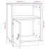 Mesita de noche madera maciza de pino 40x34x55